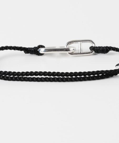 XOLO（ショロ）の「XOLO　ANCHOR SILK CODE B（ブレスレット・メンズ・ネイビー/グレー/ブラック・FREE）」の10枚目の写真