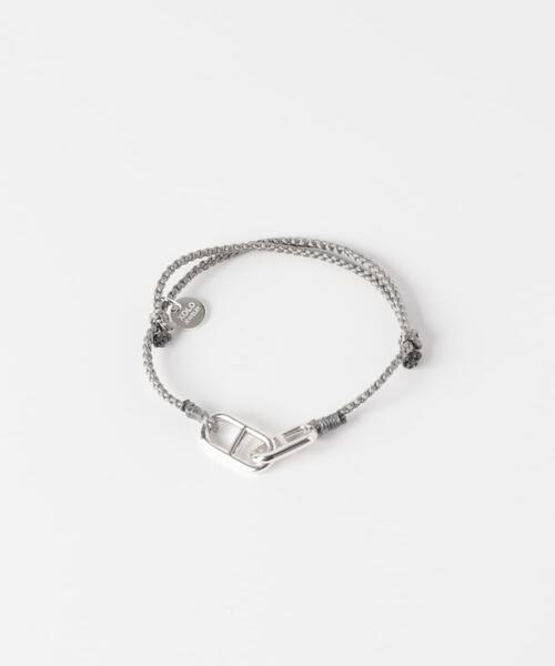 XOLO（ショロ）の「XOLO　ANCHOR SILK CODE B（ブレスレット・メンズ・ネイビー/グレー/ブラック・FREE）」の5枚目の写真