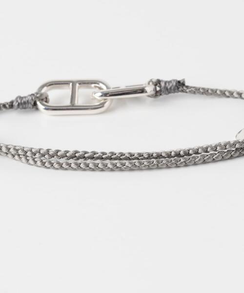 XOLO（ショロ）の「XOLO　ANCHOR SILK CODE B（ブレスレット・メンズ・ネイビー/グレー/ブラック・FREE）」の4枚目の写真