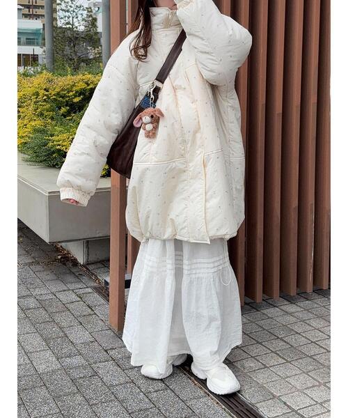 ehka sopo（エヘカソポ）の「モンスタージャケット（ブルゾン・レディース・オフホワイト/キナリ/ベージュ・F）」の5枚目の写真