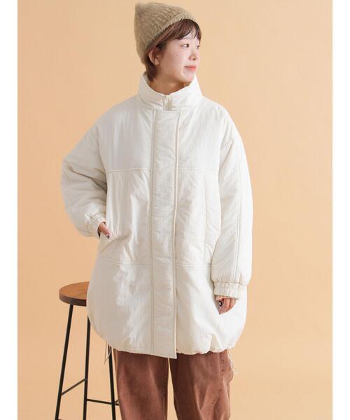 ehka sopo（エヘカソポ）の「モンスタージャケット（ブルゾン・レディース・オフホワイト/キナリ/ベージュ・F）」の21枚目の写真