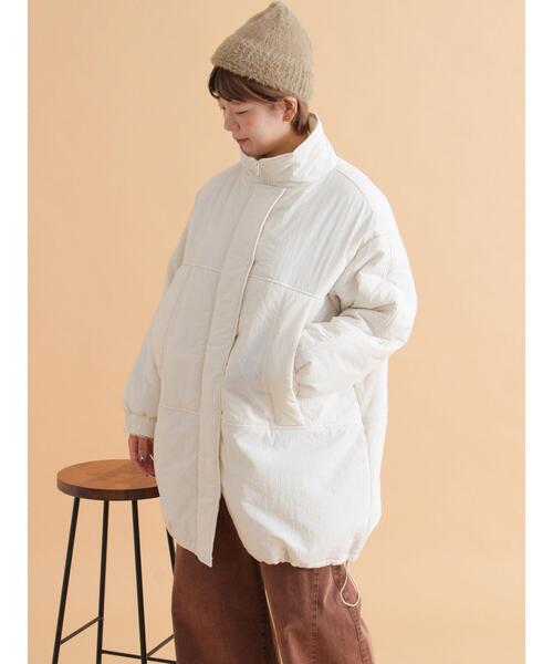 ehka sopo（エヘカソポ）の「モンスタージャケット（ブルゾン・レディース・オフホワイト/キナリ/ベージュ・F）」の22枚目の写真