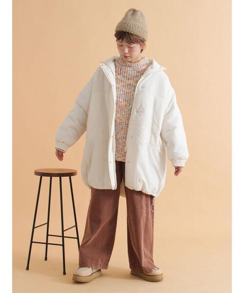 ehka sopo（エヘカソポ）の「モンスタージャケット（ブルゾン・レディース・オフホワイト/キナリ/ベージュ・F）」の16枚目の写真