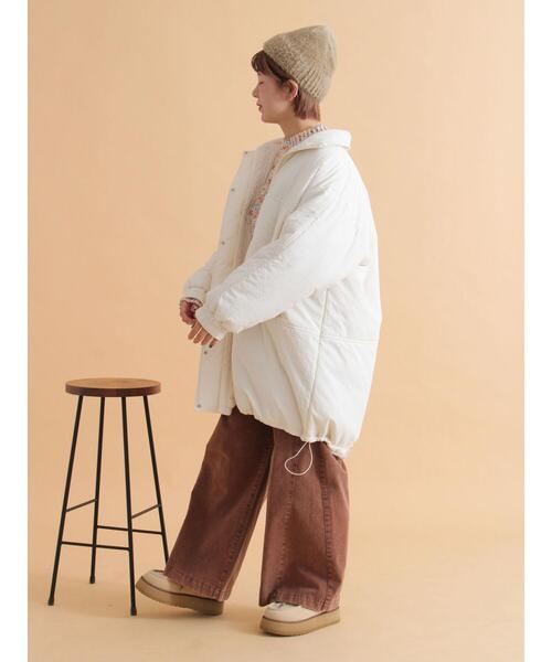 ehka sopo（エヘカソポ）の「モンスタージャケット（ブルゾン・レディース・オフホワイト/キナリ/ベージュ・F）」の17枚目の写真