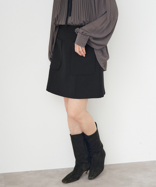 IENA(イエナ)の「《追加》FLEXウールライトミニスカート(スカート・レディース・ブラウン/ブラック・38/36)」の13枚目の写真
