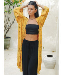 MATT AND MEL（マットアンドメル）の「[Maxi Robe] Genista - Mustard（その他アウター）」