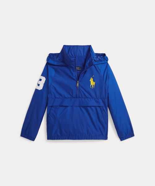POLO RALPH LAUREN CHILDRENSWEAR(ポロ ラルフ ローレン チルドレンズウェア)の「Big Pony パッカブル フーデッド ジャケット(その他アウター・キッズ・ブルー・7/6/4/3)」の1枚目の写真
