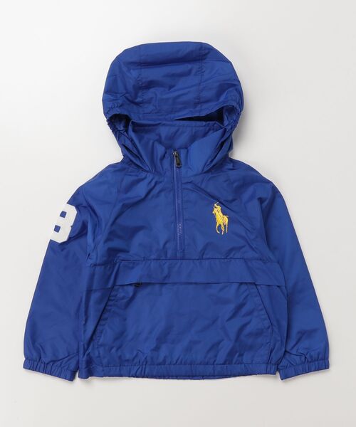 POLO RALPH LAUREN CHILDRENSWEAR(ポロ ラルフ ローレン チルドレンズウェア)の「Big Pony パッカブル フーデッド ジャケット(その他アウター・キッズ・ブルー・7/6/4/3)」の2枚目の写真
