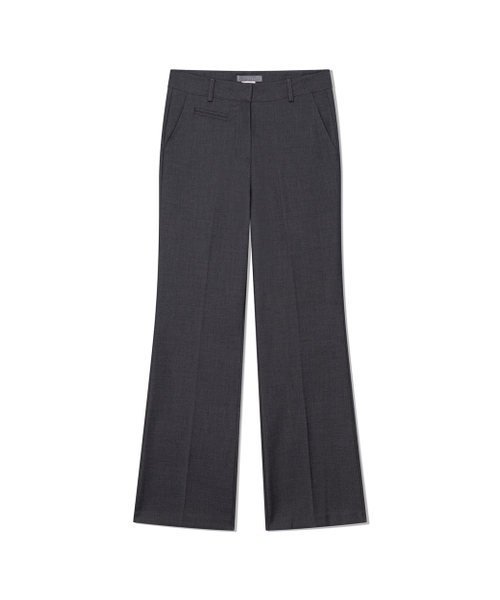 Yuje(ユジェ)の「LOUVE SLACKS (3color, 2size)(スラックス・レディース・チャコールグレー/ブラック/ダークブラウン・SMALL/MEDIUM)」の17枚目の写真