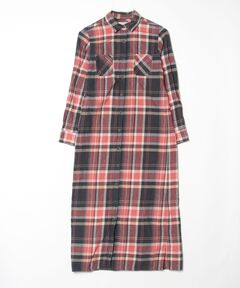 セール】2WAY HANDWRITING CHECK KNIT DRESS（ワンピース）｜Ameri