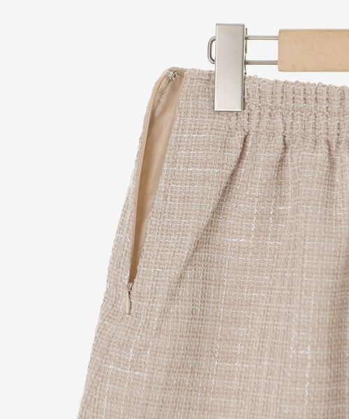 MAJESTIC LEGON(マジェスティックレゴン)の「ビジュー付き台形ミニスカパン(スカート・レディース・アイボリー/サックスブルー/ピンクベージュ/ブラック・MEDIUM)」の20枚目の写真