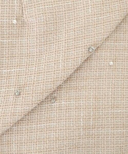 MAJESTIC LEGON(マジェスティックレゴン)の「ビジュー付き台形ミニスカパン(スカート・レディース・アイボリー/サックスブルー/ピンクベージュ/ブラック・MEDIUM)」の18枚目の写真