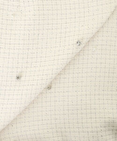 MAJESTIC LEGON(マジェスティックレゴン)の「ビジュー付き台形ミニスカパン(スカート・レディース・アイボリー/サックスブルー/ピンクベージュ/ブラック・MEDIUM)」の17枚目の写真