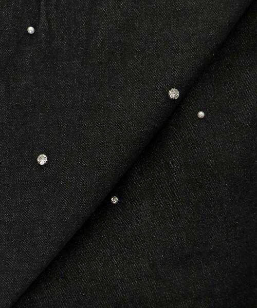 MAJESTIC LEGON(マジェスティックレゴン)の「ビジュー付き台形ミニスカパン(スカート・レディース・アイボリー/サックスブルー/ピンクベージュ/ブラック・MEDIUM)」の15枚目の写真