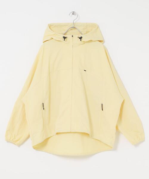 EKAL（エカル）の「『UR TECH』ナイロンタッサージップパーカー（ナイロンジャケット・レディース・ライトブルー/ネイビー/ベージュ/イエロー/グレー・ONE）」の19枚目の写真