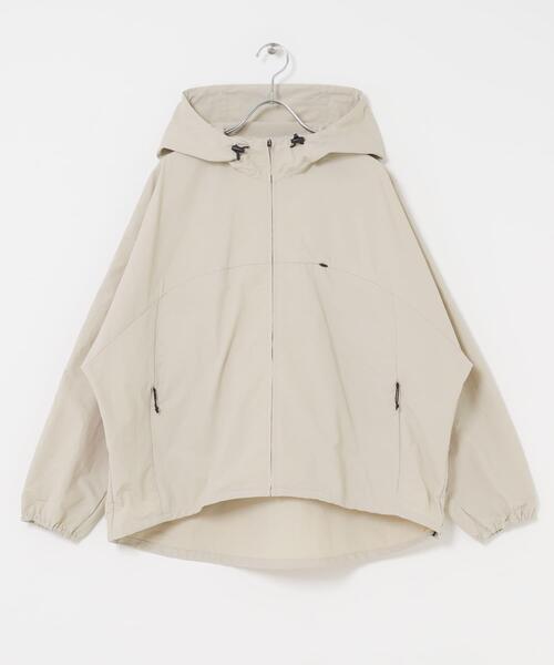 EKAL（エカル）の「『UR TECH』ナイロンタッサージップパーカー（ナイロンジャケット・レディース・ライトブルー/ネイビー/ベージュ/イエロー/グレー・ONE）」の21枚目の写真
