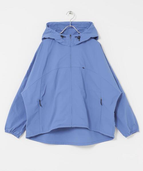 EKAL（エカル）の「『UR TECH』ナイロンタッサージップパーカー（ナイロンジャケット・レディース・ライトブルー/ネイビー/ベージュ/イエロー/グレー・ONE）」の10枚目の写真