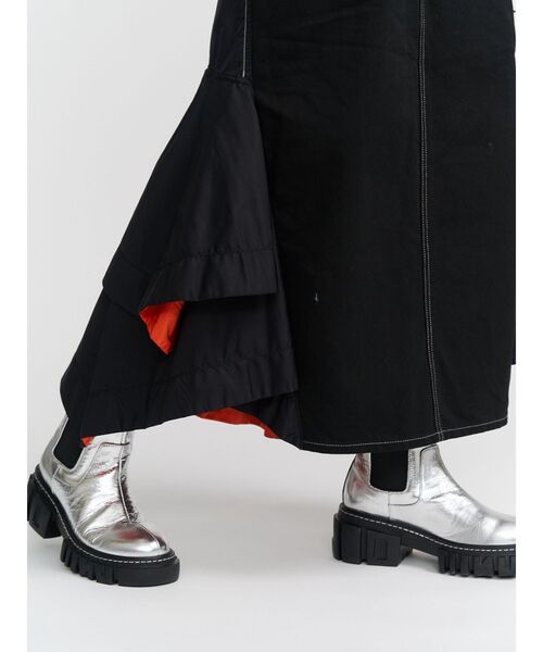 MA-1 DOCKING DENIM SKIRT / MA-1ドッキングデニムスカート（デニム