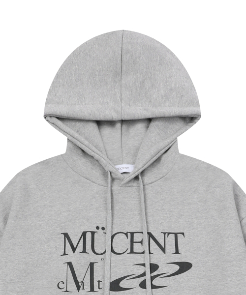 MUCENT(ムセント)の「エッセンシャルレタリングルーズフィットフードパーカー男女共用(4カラー)(パーカー・レディース・ブラック/ネイビー/グレー/チャコール・S/L)」の12枚目の写真