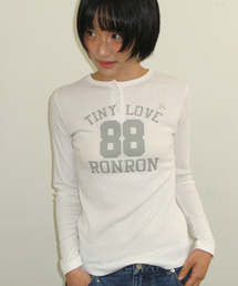 88 STAR HENRYNECK LONG SLEEVE WHITE