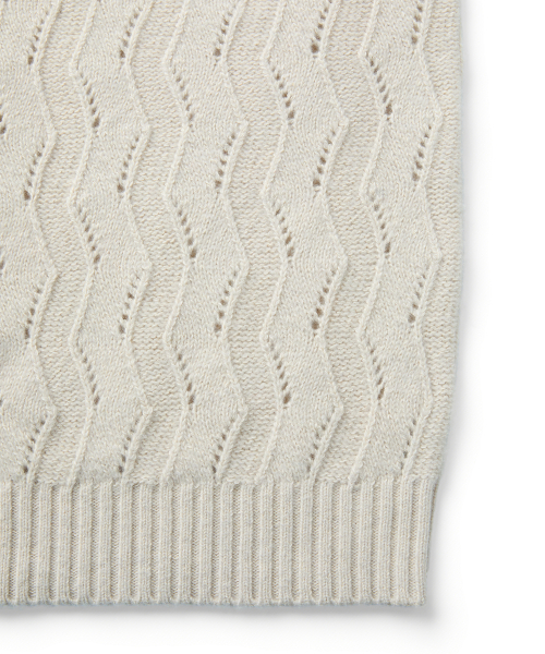 MMIC(エムエムアイシー)の「WAVY ZIP CARDIGAN (IVORY)(ニット/セーター・メンズ・その他・M/L)」の5枚目の写真