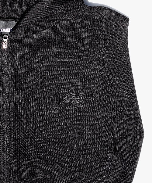 PIECEMAKER(ピースメーカー)の「EX KNIT HOOD VEST (BLACK)(ベスト・レディース・その他・FREE)」の4枚目の写真