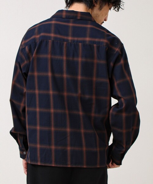 GLOSTER（グロスター）の「【奥行きのある色合い】オンブレチェック ロングスリーブシャツ（シャツ/ブラウス・メンズ・ホワイト系その他/ネイビー/ブラウン系その他・S/M/L）」の22枚目の写真