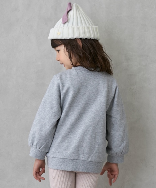 petit main（プティマイン）の「いちごモチーフトレーナー（スウェット・キッズ・ネイビー/トップグレー/ホワイト系・100cm/110cm/120cm/90cm/130cm/80ｃｍ）」の19枚目の写真