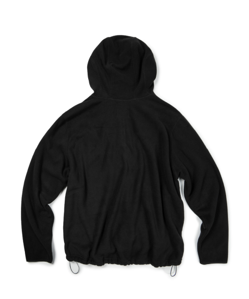 ETCE(イーティーシーイー)の「UNITED FLEECE HOOD ANORAK (BLACK)(ナイロンジャケット・レディース・その他・M/L/XL)」の2枚目の写真