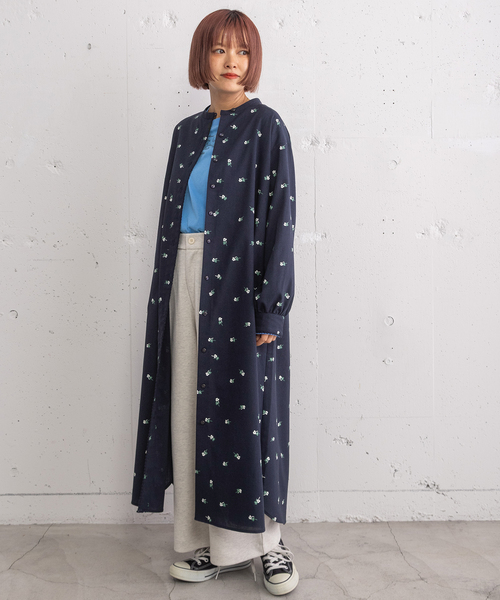 POU DOU DOU（プードゥドゥ）の「ポンチタックパンツ（その他パンツ・レディース・ダークブラウン/ダークグレー/オートミール・3）」の10枚目の写真