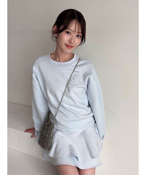 SNIDEL(スナイデル)の「ボンディングスカショーパン(その他パンツ・レディース・ホワイト/グレー/ライトブルー・0/1)」の5枚目の写真