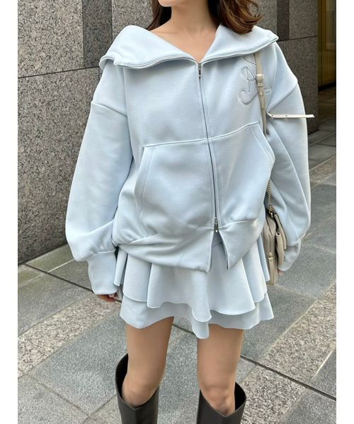 SNIDEL(スナイデル)の「ボンディングスカショーパン(その他パンツ・レディース・ホワイト/グレー/ライトブルー・0/1)」の6枚目の写真