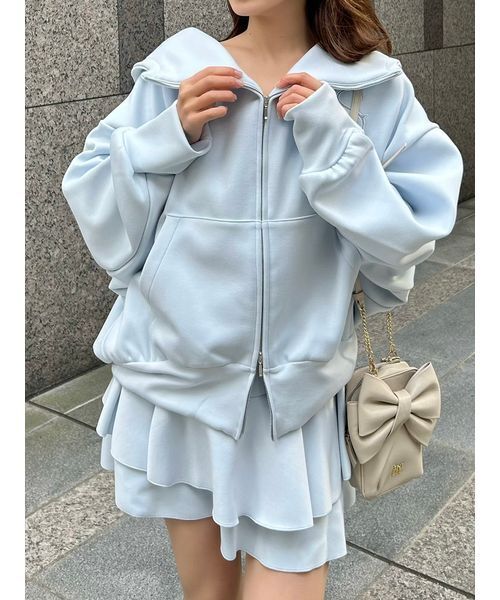 SNIDEL(スナイデル)の「ボンディングスカショーパン(その他パンツ・レディース・ホワイト/グレー/ライトブルー・0/1)」の7枚目の写真