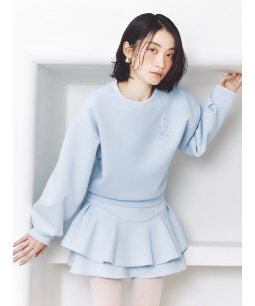 SNIDEL(スナイデル)の「ボンディングスカショーパン(その他パンツ・レディース・ホワイト/グレー/ライトブルー・0/1)」の3枚目の写真