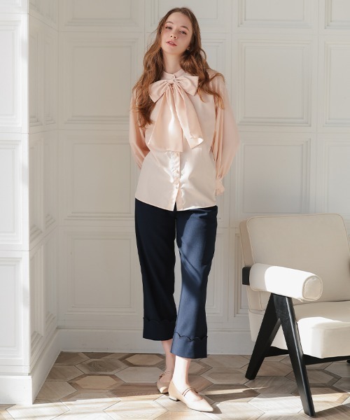 DONOBAN（ドノバン）の「ビッグリボンブラウス（シャツ/ブラウス・レディース・ブラック/ピンク/ホワイト・ONE SIZE）」の19枚目の写真