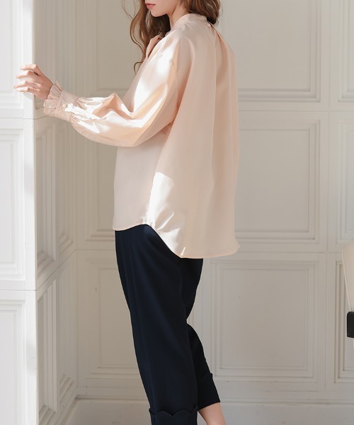 DONOBAN（ドノバン）の「ビッグリボンブラウス（シャツ/ブラウス・レディース・ブラック/ピンク/ホワイト・ONE SIZE）」の22枚目の写真