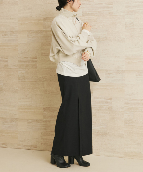 plage（プラージュ）の「《追加》JOHNBULL / ジョンブル 別注 ZIP スウェット 2（スウェット・レディース・アイボリー/カーキ・FREE）」の5枚目の写真