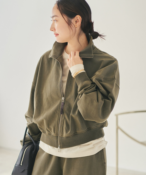 plage（プラージュ）の「《追加》JOHNBULL / ジョンブル 別注 ZIP スウェット 2（スウェット・レディース・アイボリー/カーキ・FREE）」の17枚目の写真