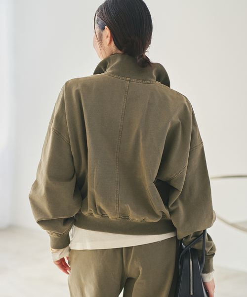 plage（プラージュ）の「《追加》JOHNBULL / ジョンブル 別注 ZIP スウェット 2（スウェット・レディース・アイボリー/カーキ・FREE）」の19枚目の写真