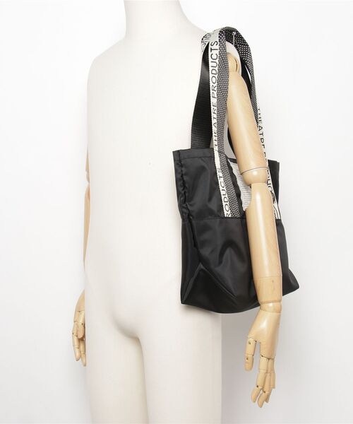 THEATRE PRODUCTS（シアタープロダクツ）の「ドット柄 ジャガードテープ MISSISSIPPI Msize／ジャガードテープ バッグ/パソコン13インチ・500mlペットボトル収納可能（トートバッグ・レディース・ブラウン/ベージュ/ブラック・FREE）」の18枚目の写真