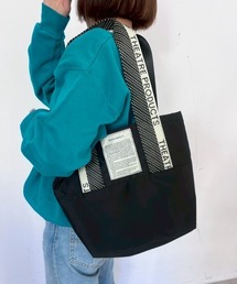 THEATRE PRODUCTS | ドット柄 ジャガードテープ MISSISSIPPI Msize／ジャガードテープ バッグ/パソコン13インチ・500mlペットボトル収納可能(トートバッグ)