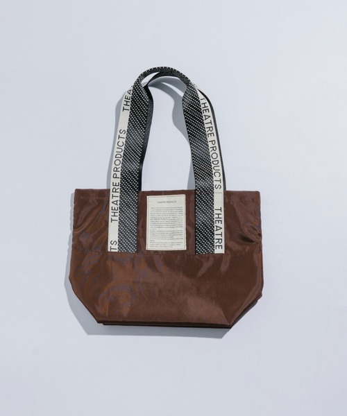 THEATRE PRODUCTS（シアタープロダクツ）の「ドット柄 ジャガードテープ MISSISSIPPI Msize／ジャガードテープ バッグ/パソコン13インチ・500mlペットボトル収納可能（トートバッグ・レディース・ブラウン/ベージュ/ブラック・FREE）」の14枚目の写真