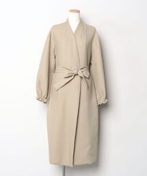 ブランド古着】NOBLE｜ノーブル（レディース）のノーカラーコート古着