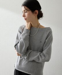 Whim Gazette | オフショル刺繍プルオーバー(スウェット)