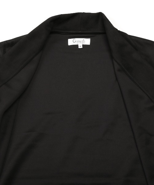 LUXSTYLE(ラグスタイル)の「ポリスエードロングコーディガン(カーディガン/ボレロ・メンズ・ブラック/チャコール・M/L)」の17枚目の写真