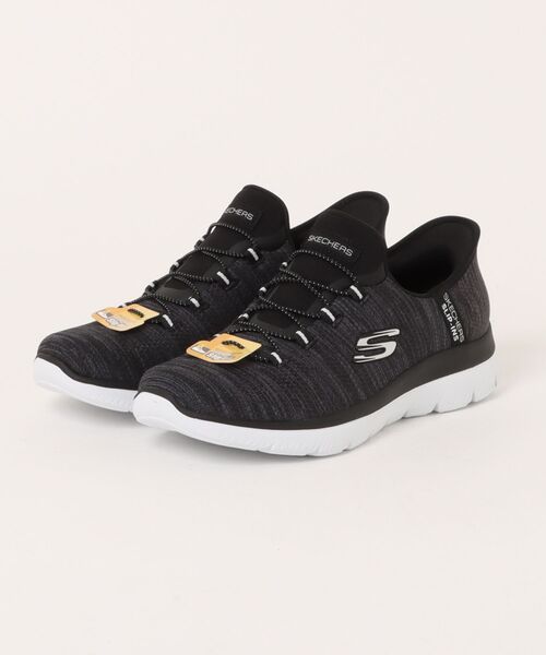 SKECHERS(スケッチャーズ)の「【SKECHERS】スケッチャーズ SLIP-INS:SUMMITS-EVERYDAY SET(スリップインズ:サミッツ - エブリデイ セット)スリッポンスニーカー 150264(スニーカー・レディース・グレー/ブラック×ホワイト/ピンク/ネイビー・23.0cm/23.5cm/24.0cm/24.5cm)」の2枚目の写真