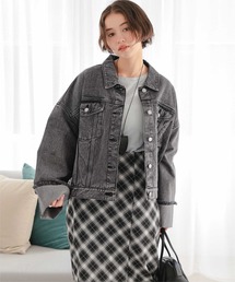 titivate（ティティベイト）の「袖ロールアップデニムジャケット（デニムジャケット）」