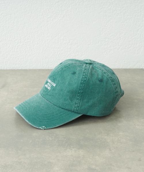 CIAOPANIC TYPY（チャオパニックティピー）の「ピグメント刺繍キャップ（キャップ・レディース・ベージュ/チャコールグレー/ブラウン/イエロー/ブルー/グリーン・ONE SIZE）」の22枚目の写真