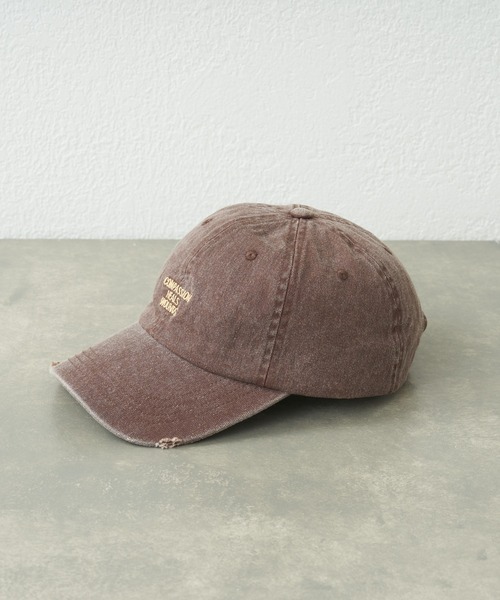 CIAOPANIC TYPY（チャオパニックティピー）の「ピグメント刺繍キャップ（キャップ・レディース・ベージュ/チャコールグレー/ブラウン/イエロー/ブルー/グリーン・ONE SIZE）」の21枚目の写真