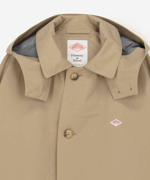 DANTON（ダントン）の「DANTON | 3レイヤークロス ショートバルマカーンコート WOMEN（ステンカラーコート・レディース・ベージュ・S）」の11枚目の写真